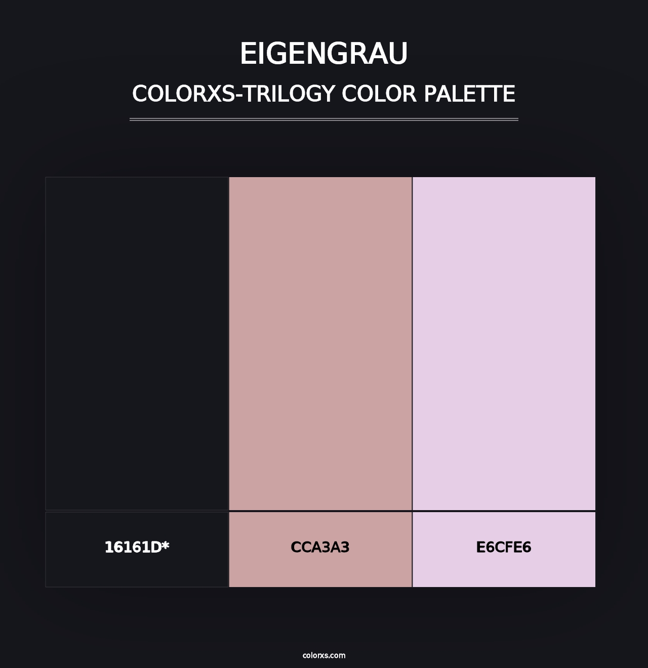 Eigengrau - Colorxs Trilogy Palette