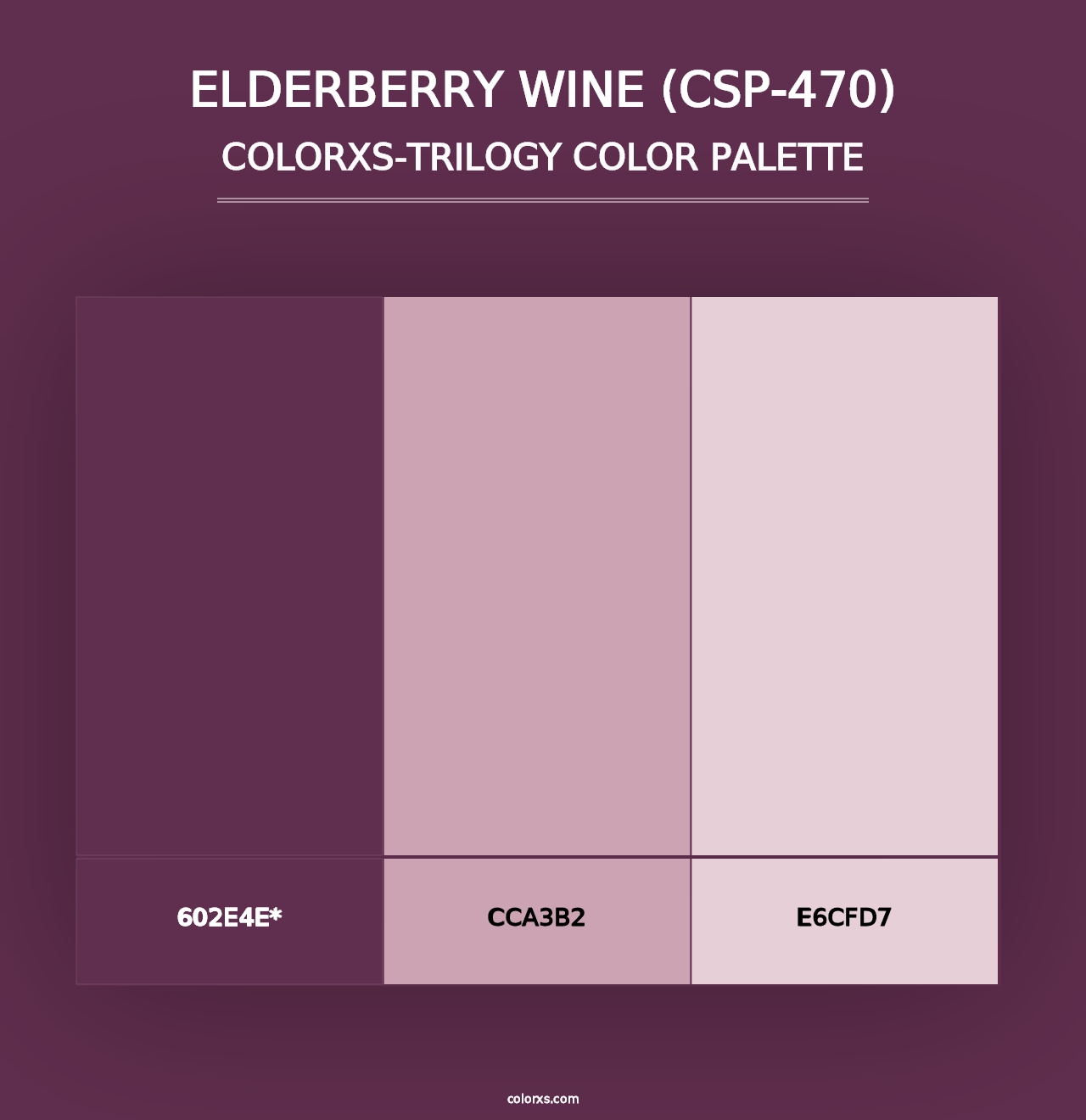 Elderberry Wine (CSP-470) - Colorxs Trilogy Palette