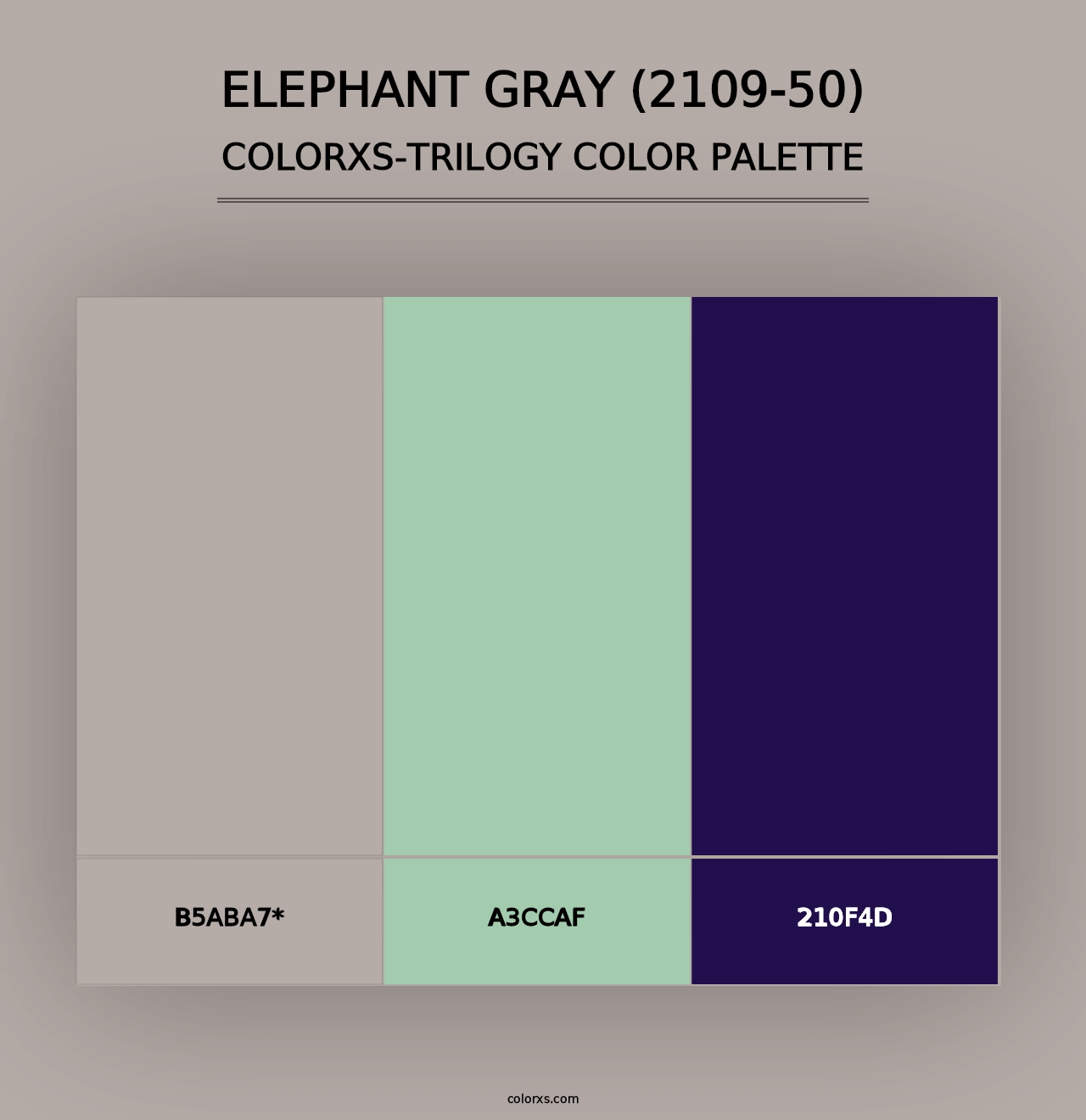 Elephant Gray (2109-50) - Colorxs Trilogy Palette