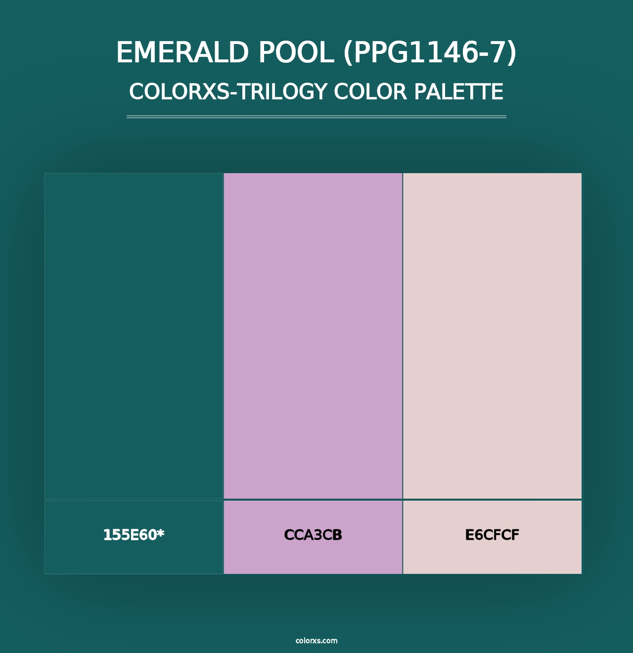 Emerald Pool (PPG1146-7) - Colorxs Trilogy Palette