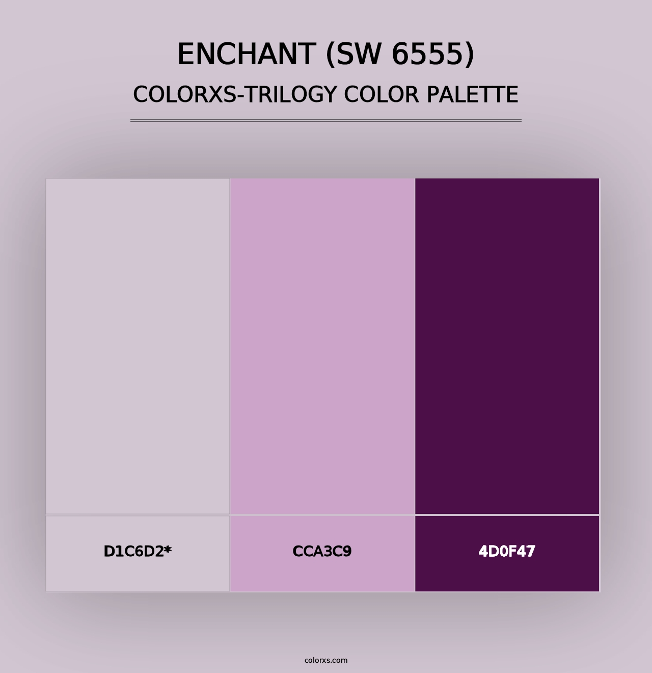 Enchant (SW 6555) - Colorxs Trilogy Palette