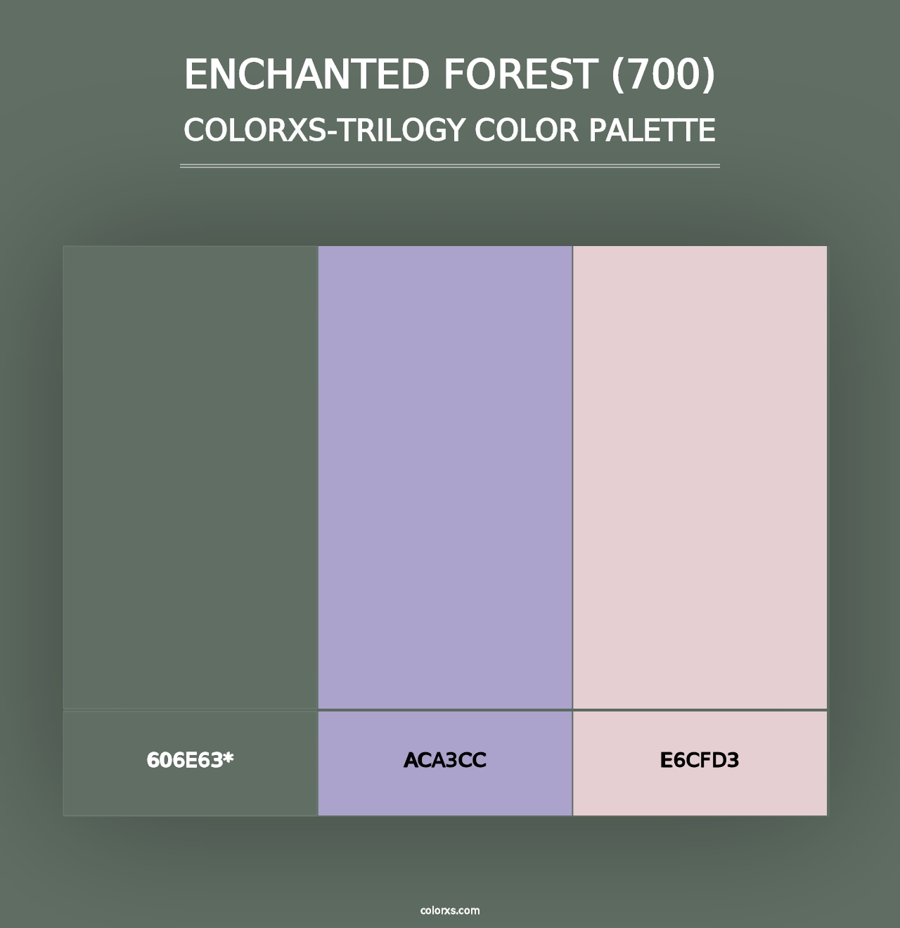 Enchanted Forest (700) - Colorxs Trilogy Palette