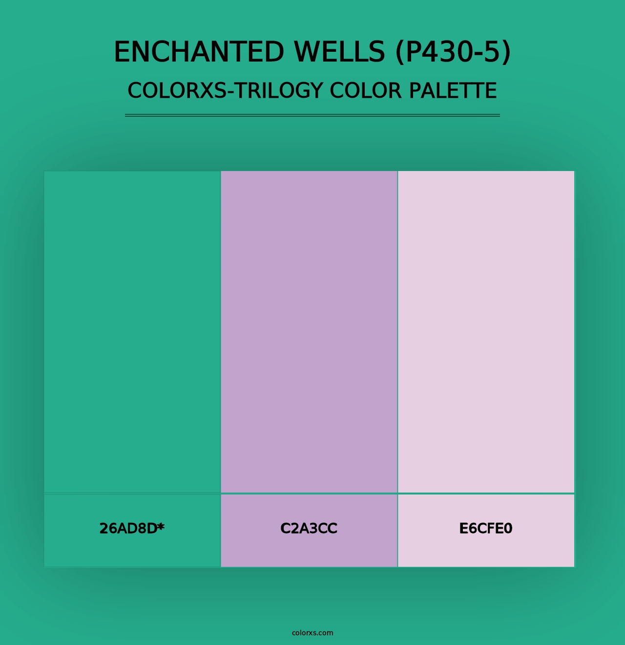 Enchanted Wells (P430-5) - Colorxs Trilogy Palette