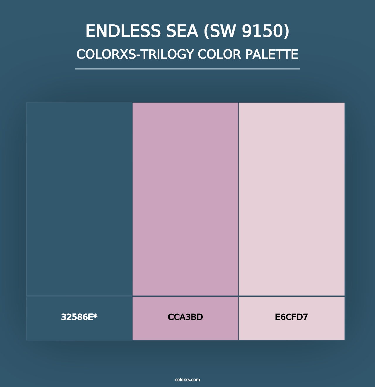 Endless Sea (SW 9150) - Colorxs Trilogy Palette