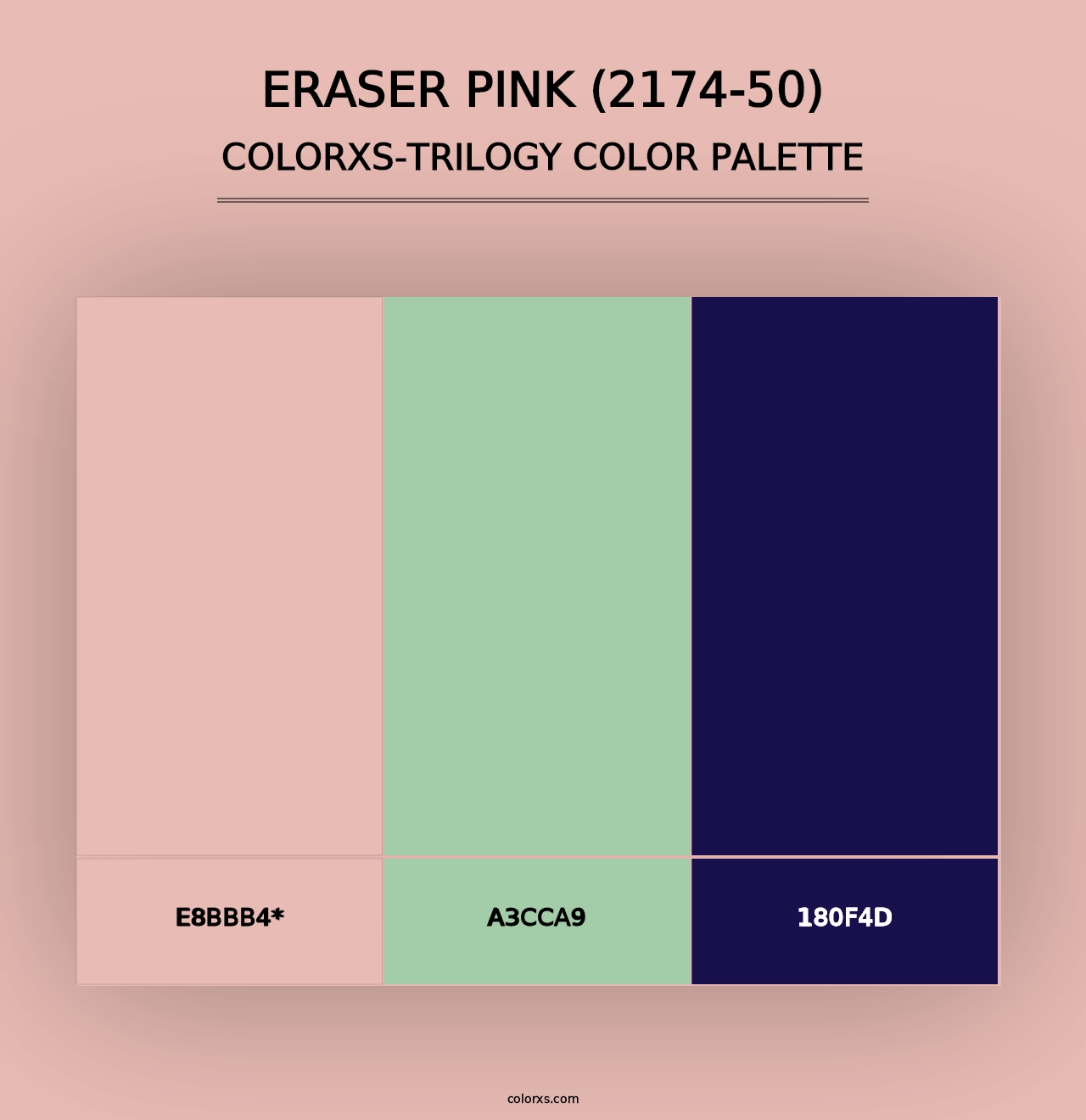 Eraser Pink (2174-50) - Colorxs Trilogy Palette