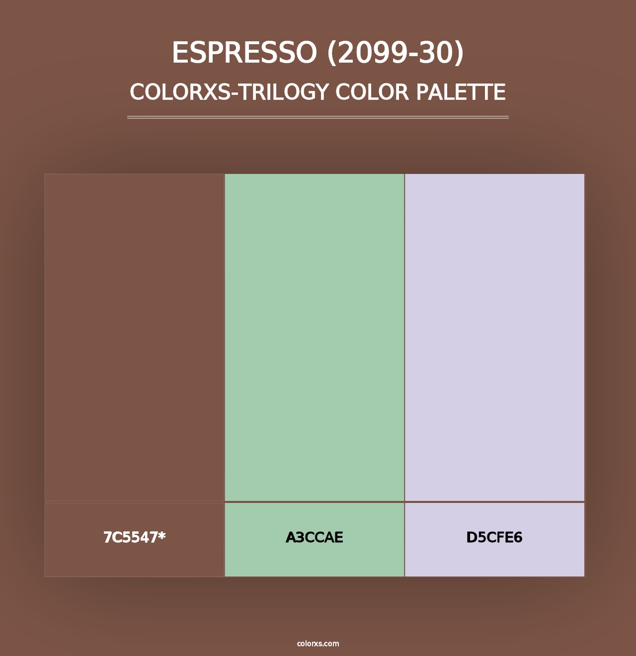 Espresso (2099-30) - Colorxs Trilogy Palette