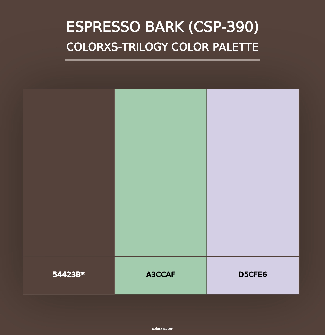 Espresso Bark (CSP-390) - Colorxs Trilogy Palette