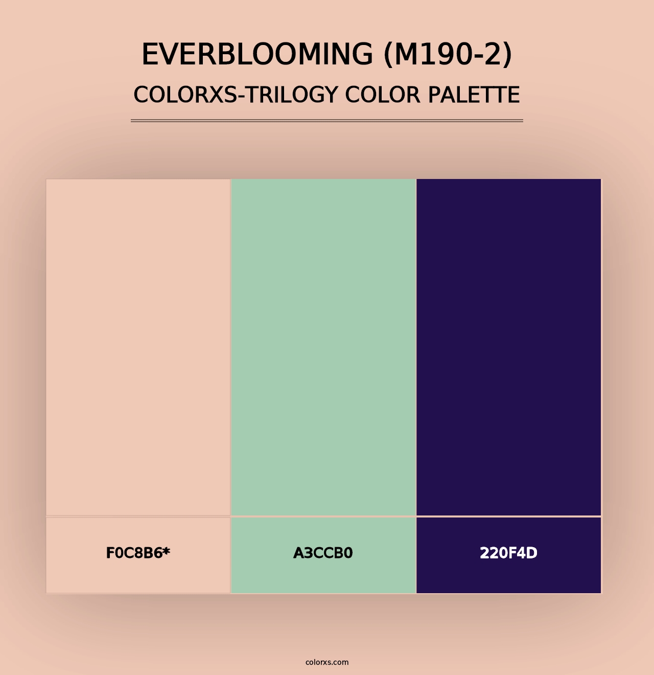 Everblooming (M190-2) - Colorxs Trilogy Palette