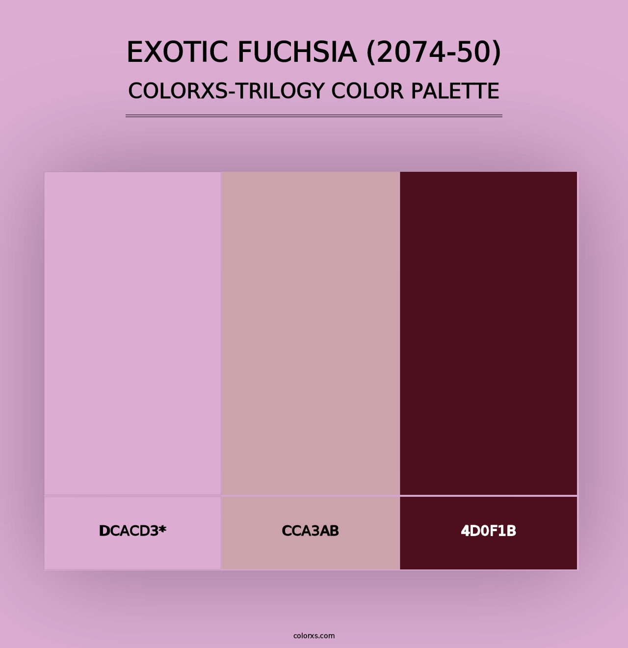 Exotic Fuchsia (2074-50) - Colorxs Trilogy Palette