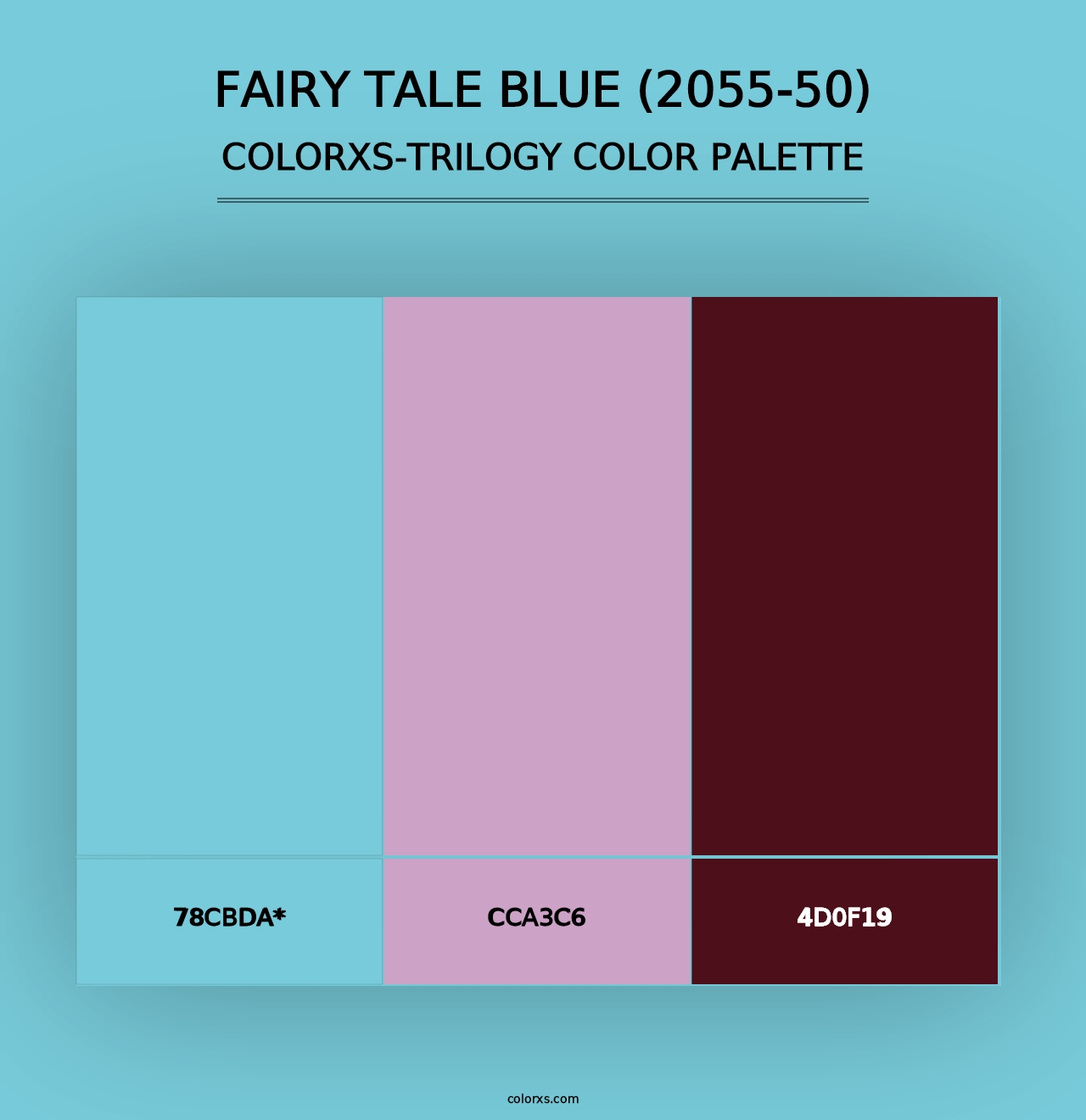 Fairy Tale Blue (2055-50) - Colorxs Trilogy Palette