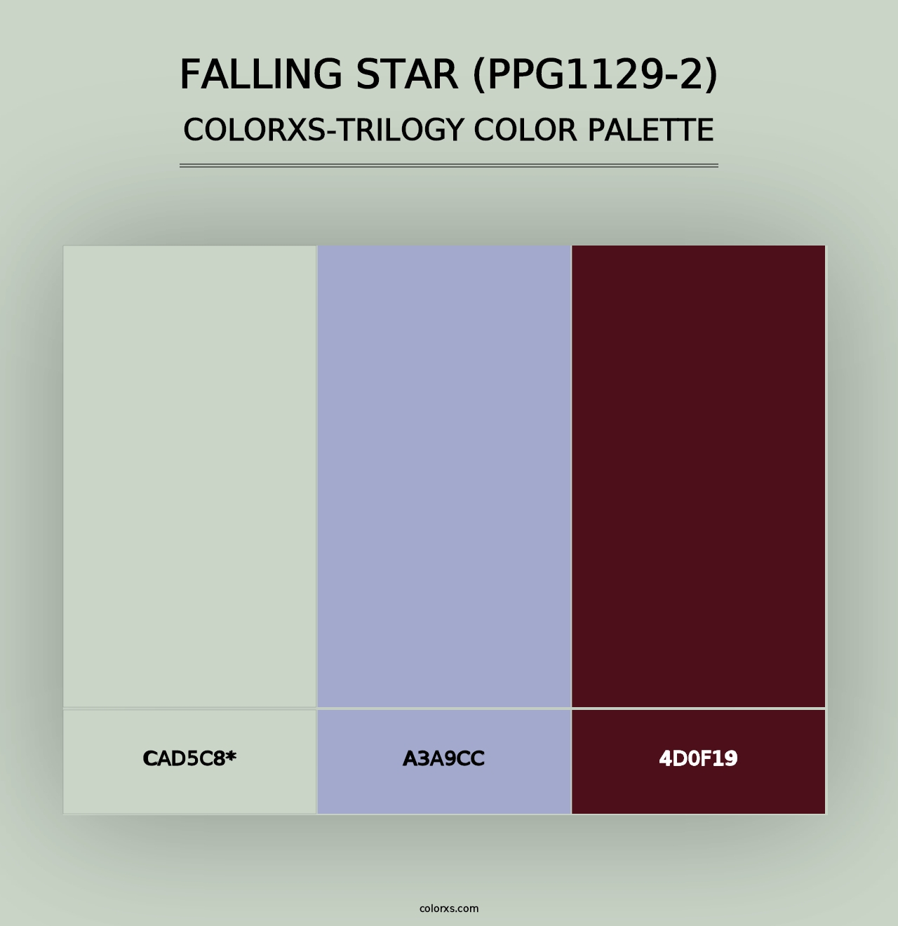 Falling Star (PPG1129-2) - Colorxs Trilogy Palette