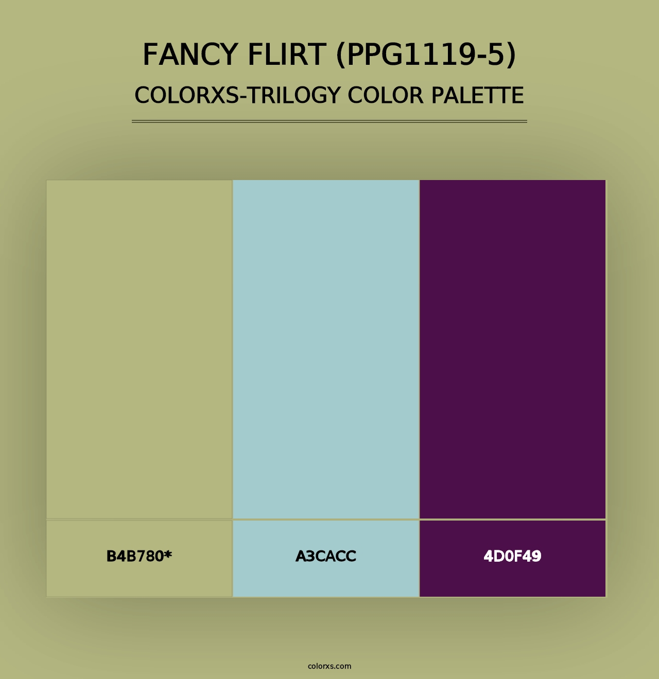 Fancy Flirt (PPG1119-5) - Colorxs Trilogy Palette