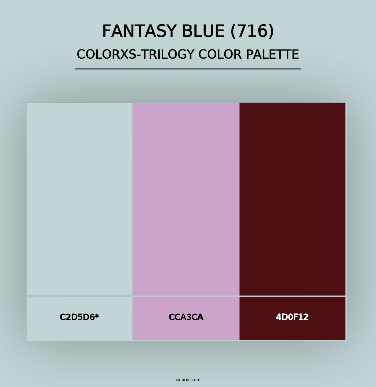 Fantasy Blue (716) - Colorxs Trilogy Palette