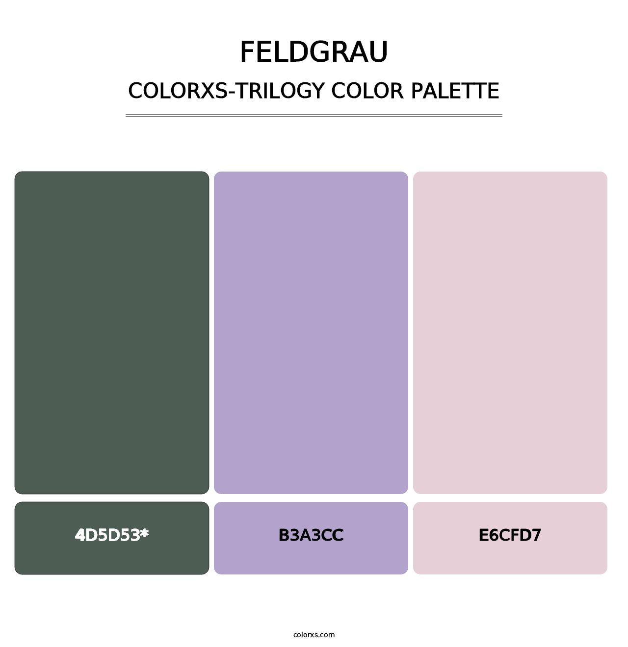 Feldgrau - Colorxs Trilogy Palette