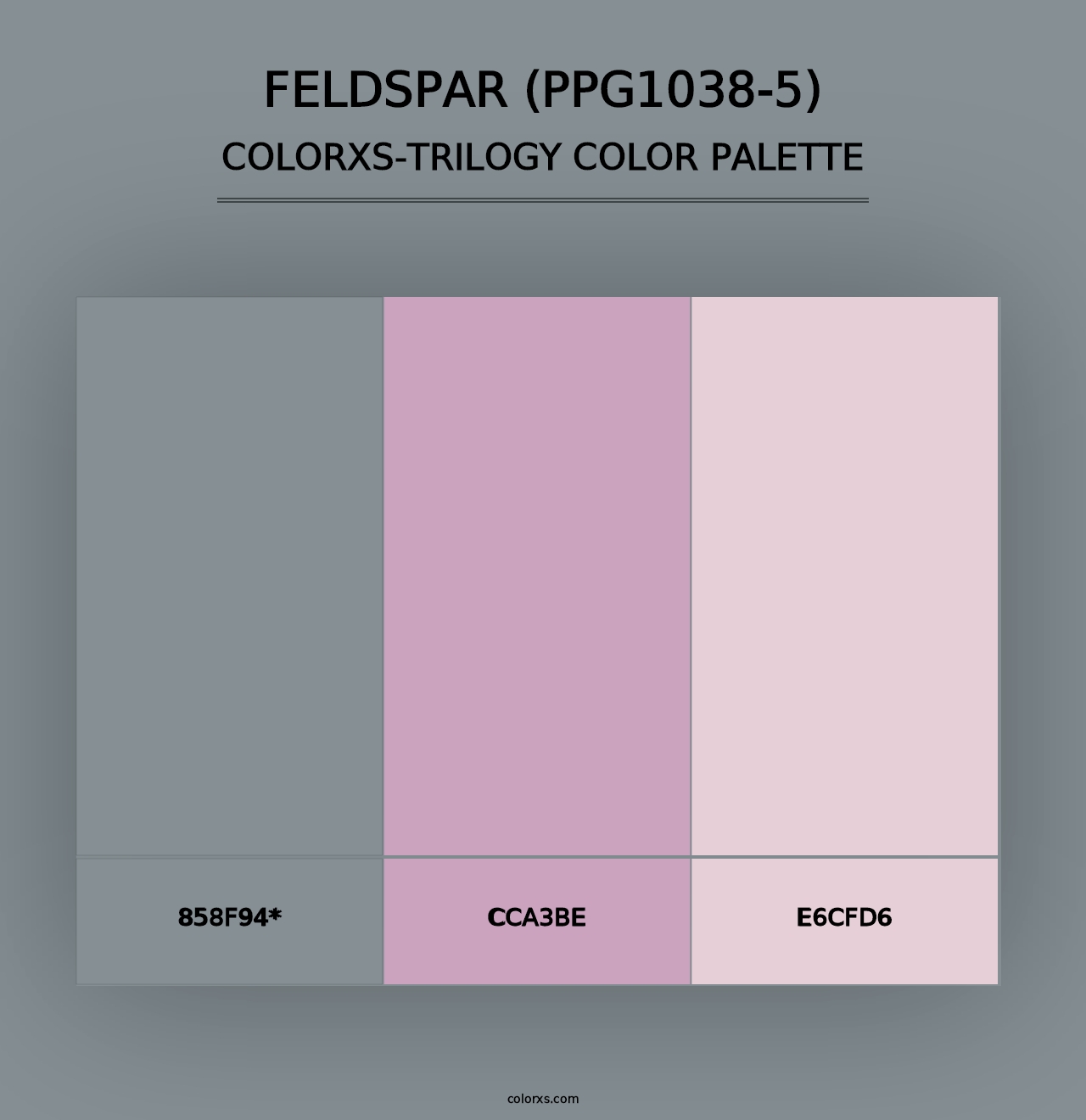 Feldspar (PPG1038-5) - Colorxs Trilogy Palette