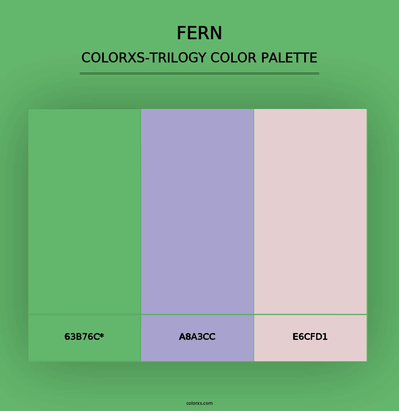 Fern - Colorxs Trilogy Palette