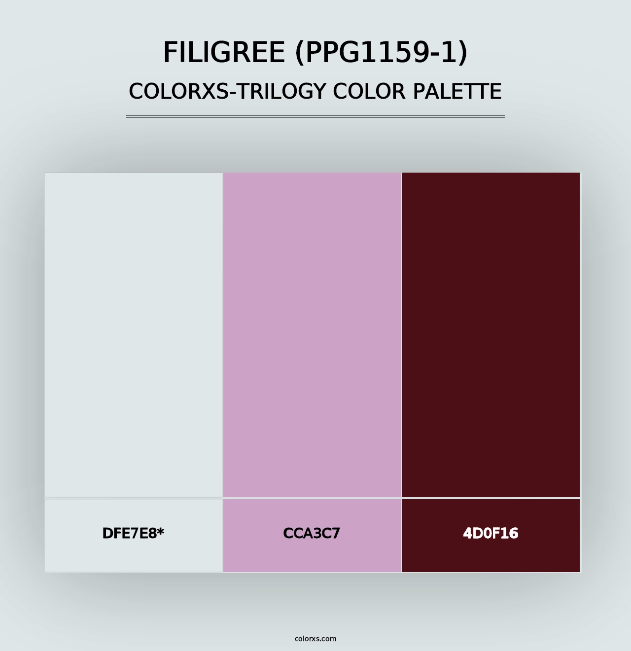 Filigree (PPG1159-1) - Colorxs Trilogy Palette