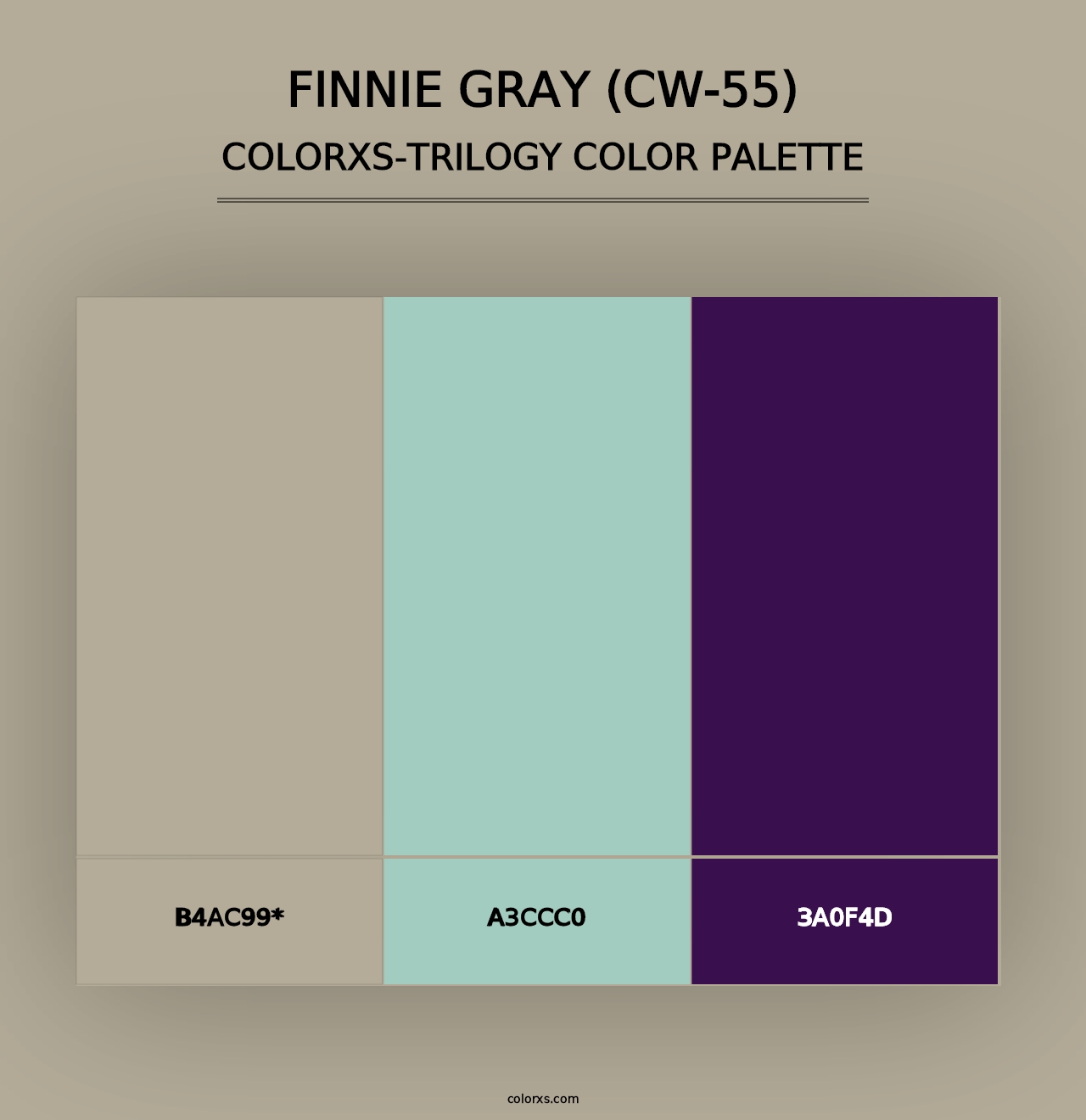 Finnie Gray (CW-55) - Colorxs Trilogy Palette