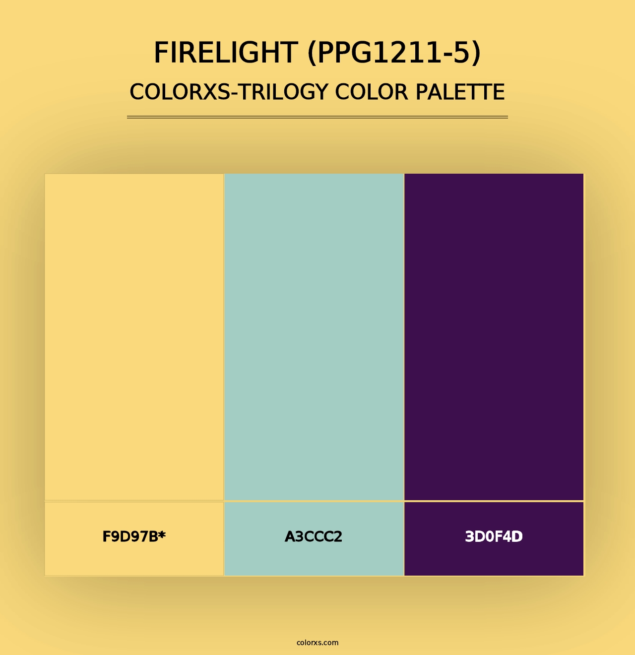 Firelight (PPG1211-5) - Colorxs Trilogy Palette