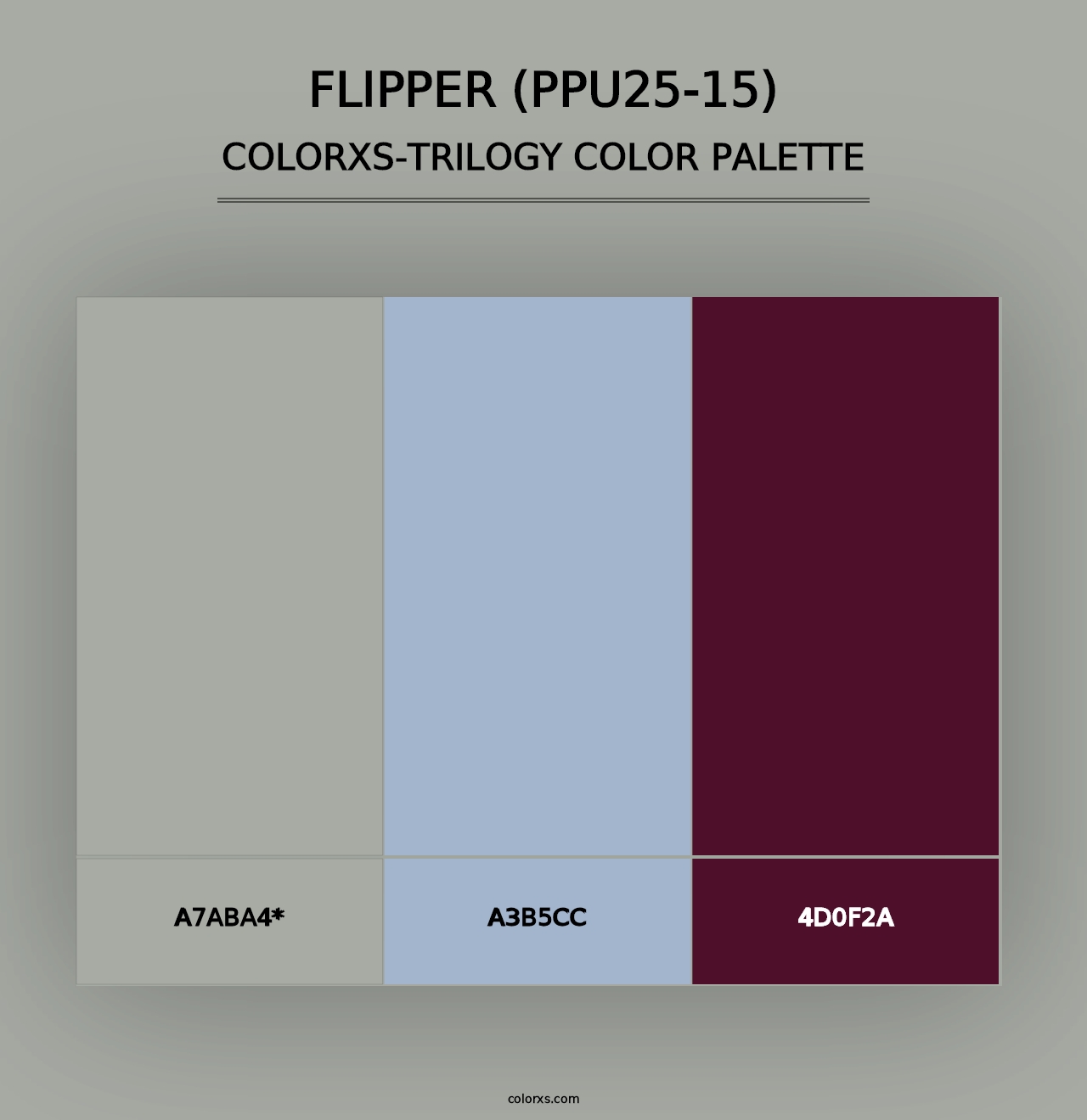 Flipper (PPU25-15) - Colorxs Trilogy Palette