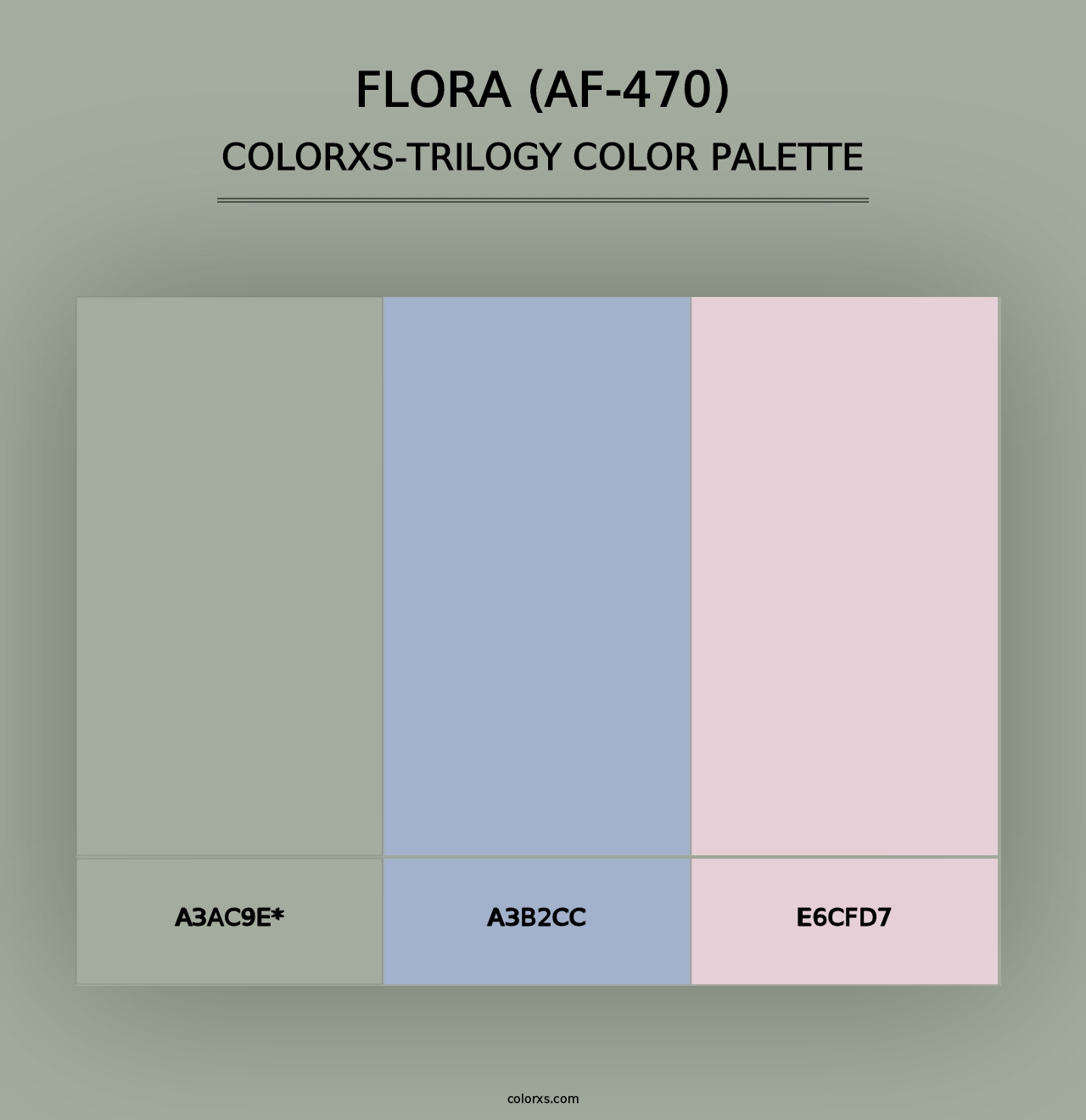 Flora (AF-470) - Colorxs Trilogy Palette