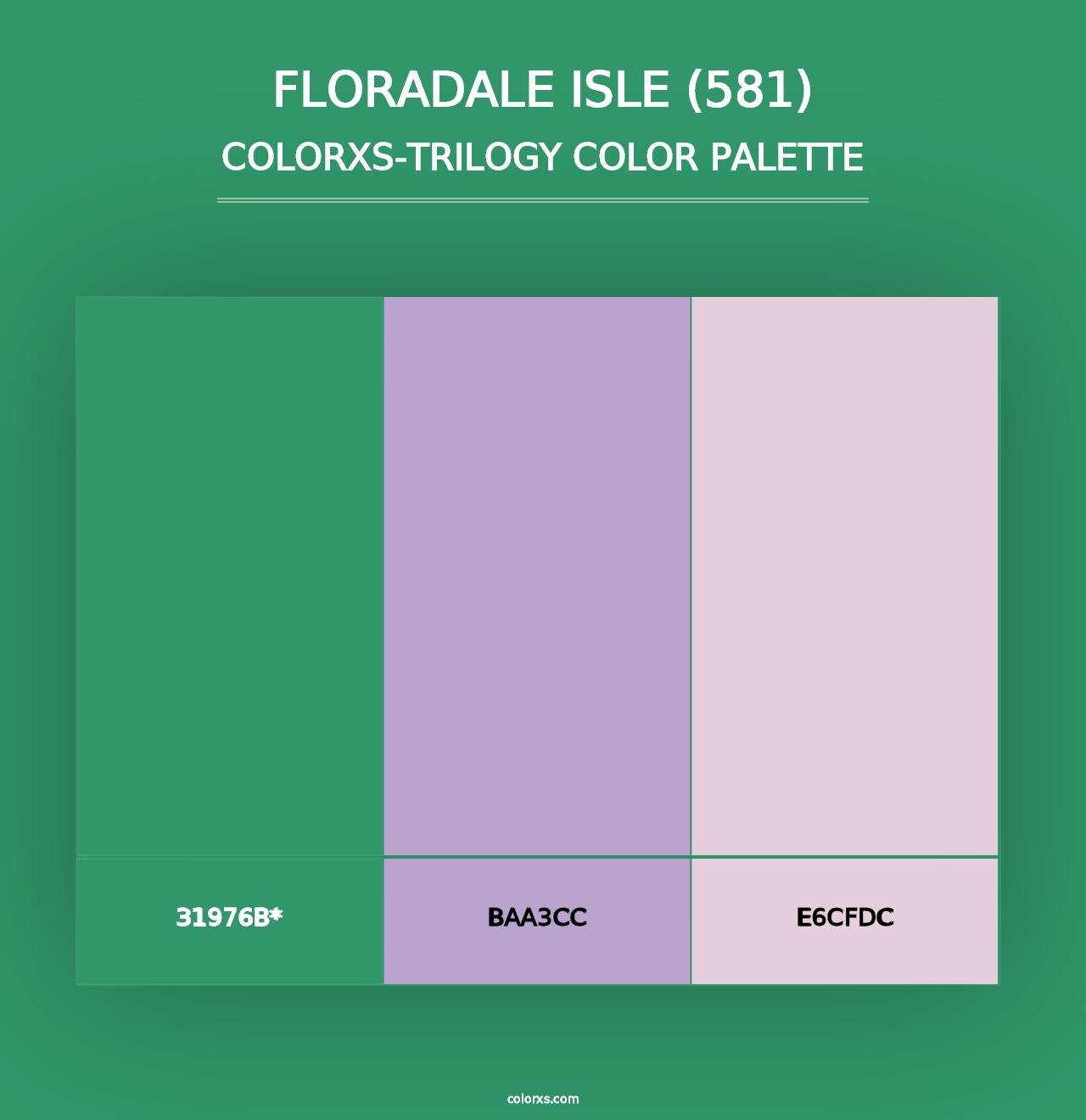 Floradale Isle (581) - Colorxs Trilogy Palette