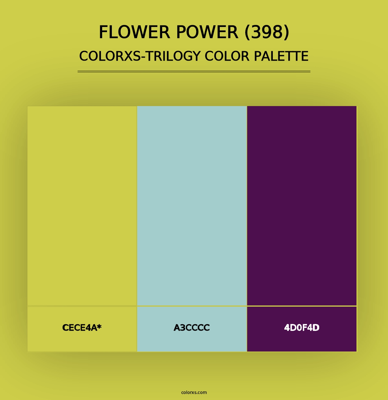 Flower Power (398) - Colorxs Trilogy Palette