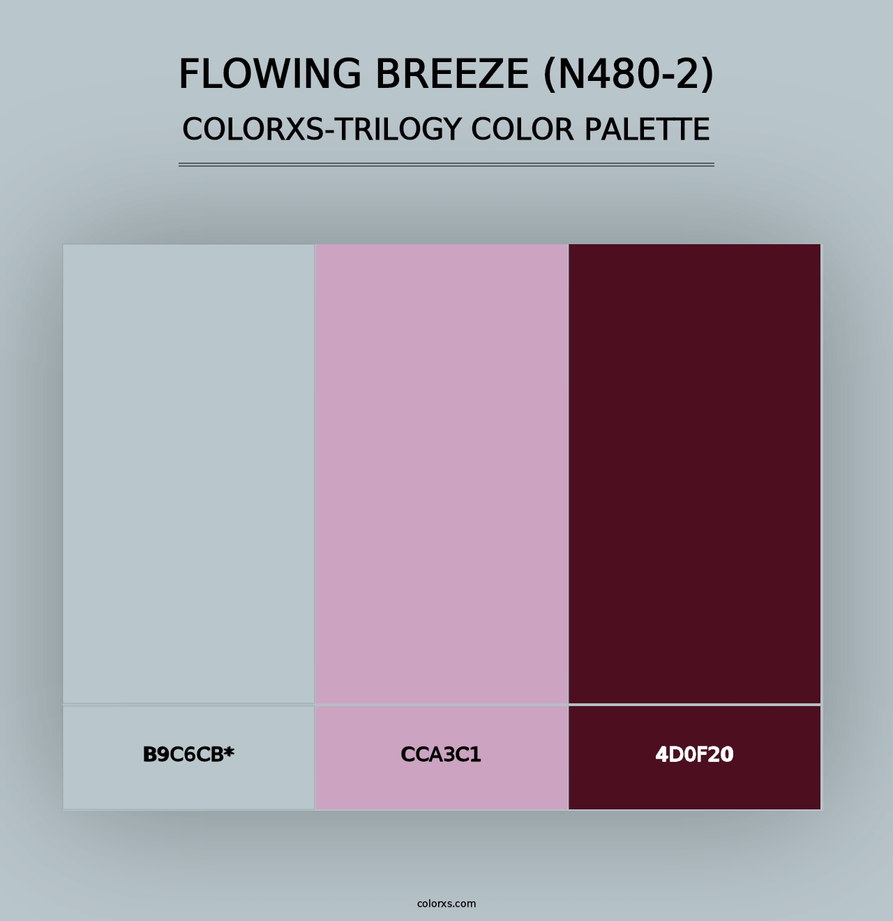 Flowing Breeze (N480-2) - Colorxs Trilogy Palette