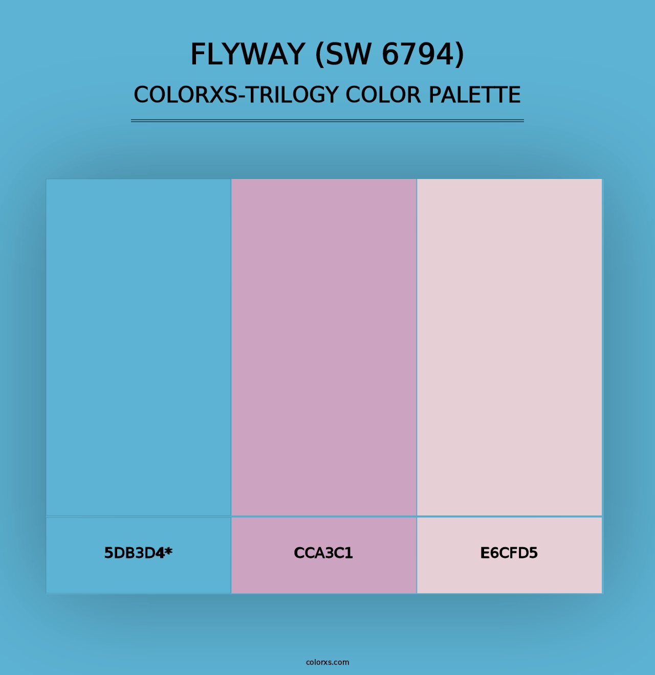 Flyway (SW 6794) - Colorxs Trilogy Palette