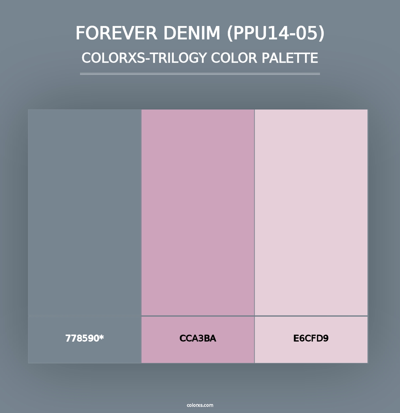 Forever Denim (PPU14-05) - Colorxs Trilogy Palette