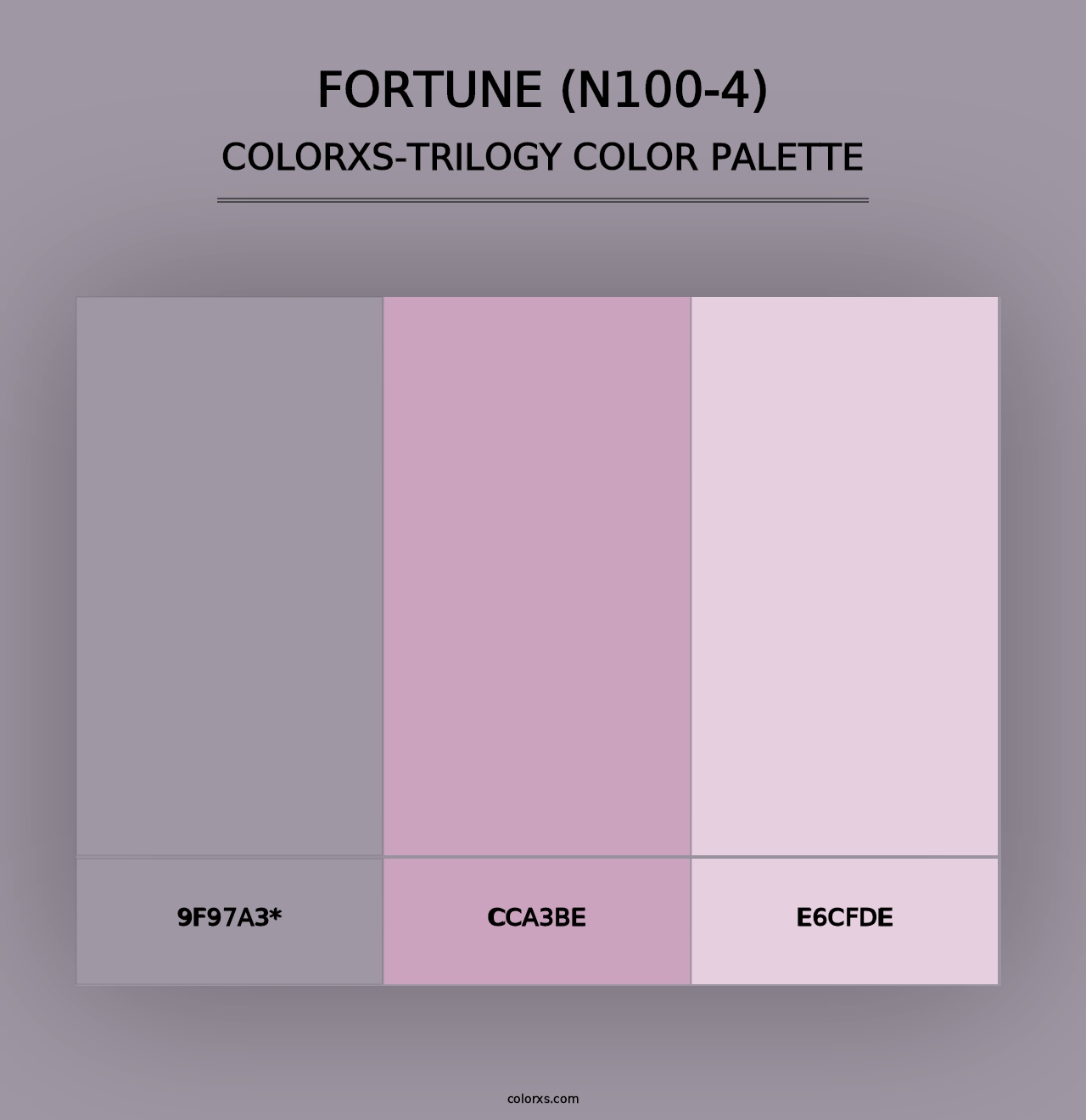 Fortune (N100-4) - Colorxs Trilogy Palette