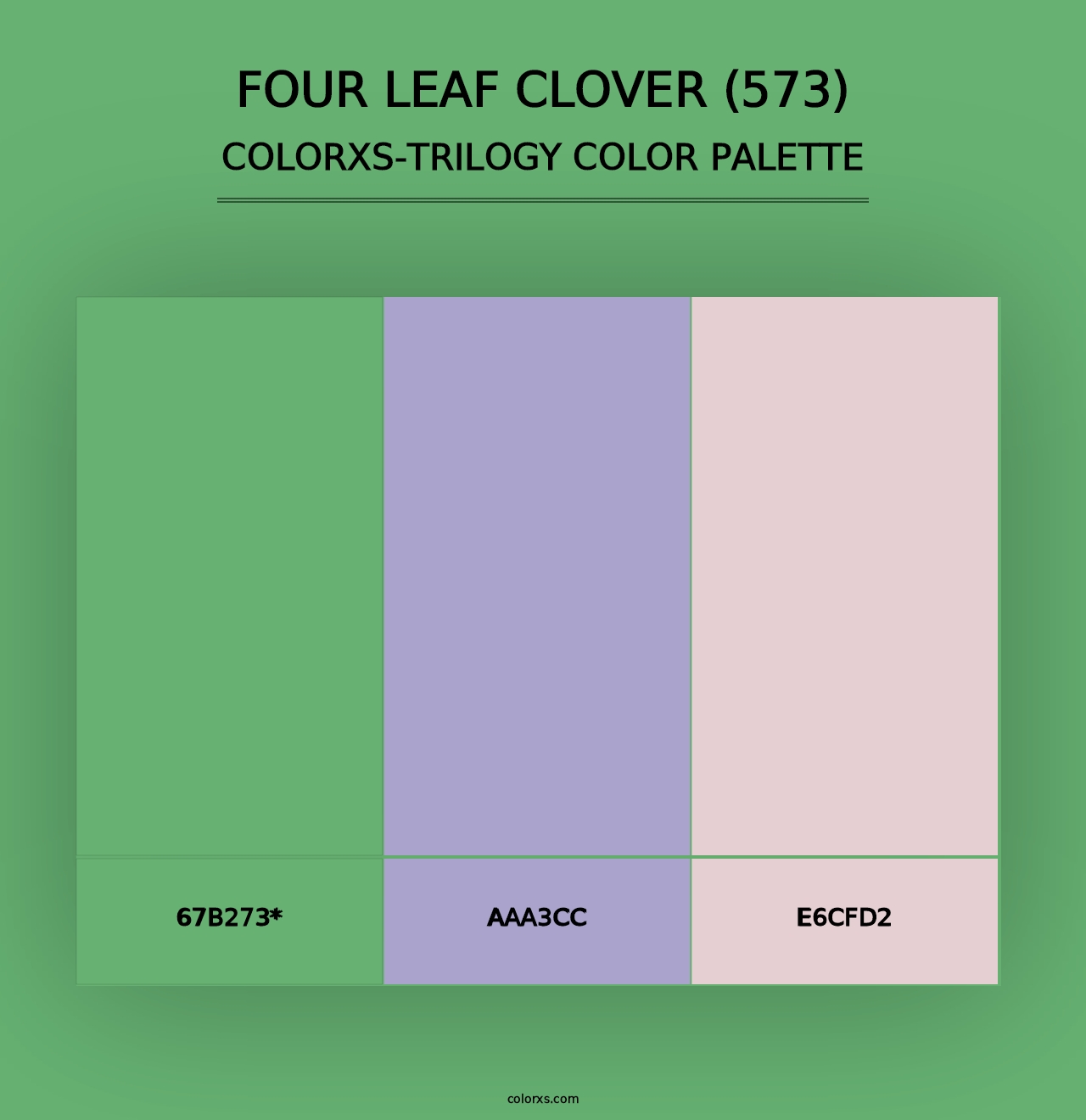 Four Leaf Clover (573) - Colorxs Trilogy Palette