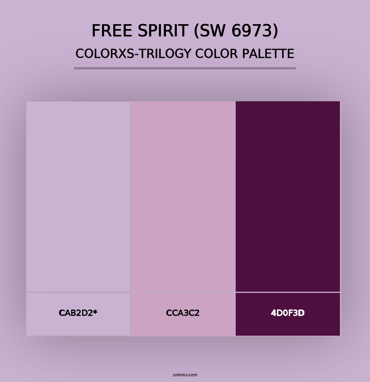 Free Spirit (SW 6973) - Colorxs Trilogy Palette