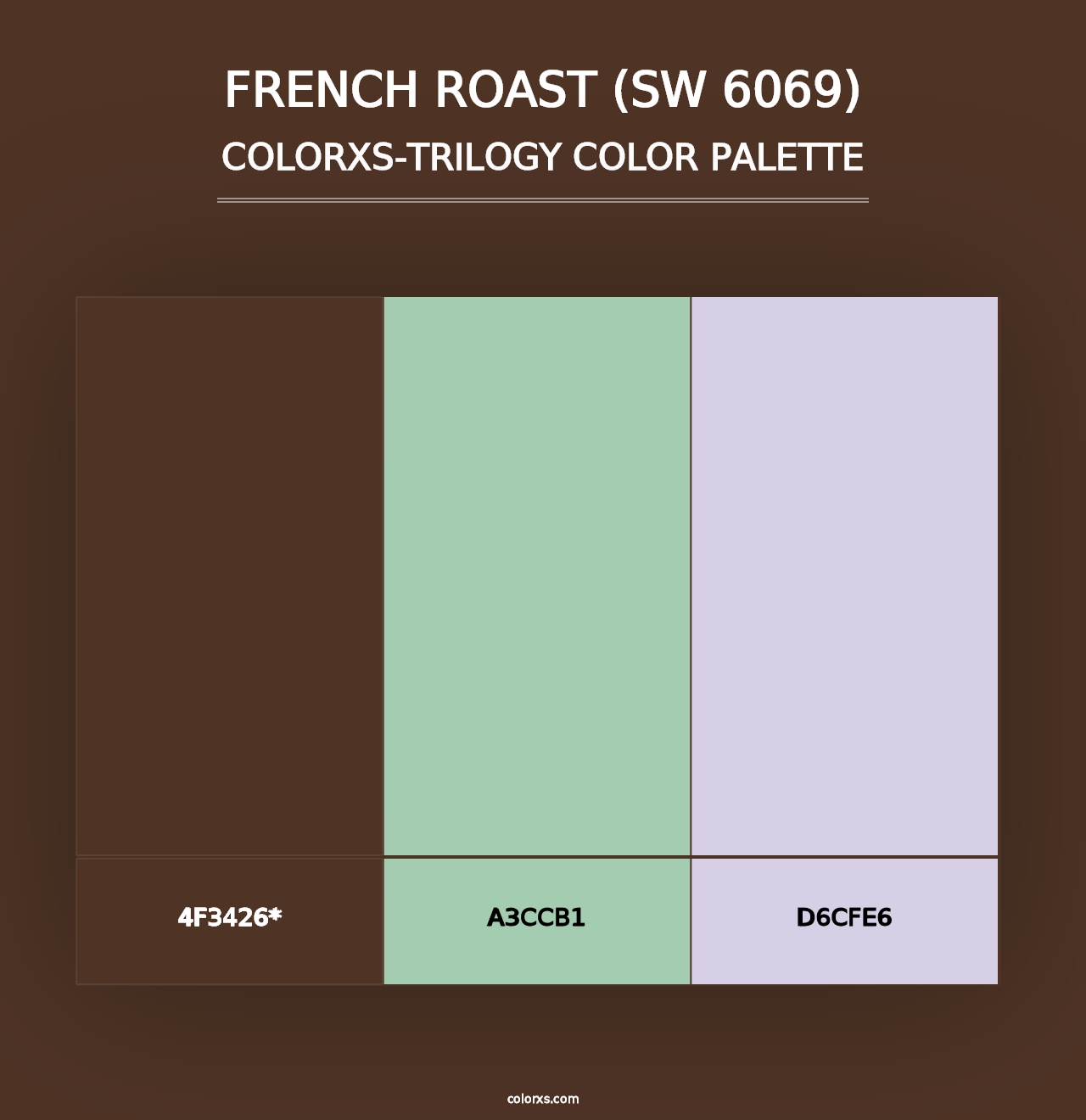 French Roast (SW 6069) - Colorxs Trilogy Palette