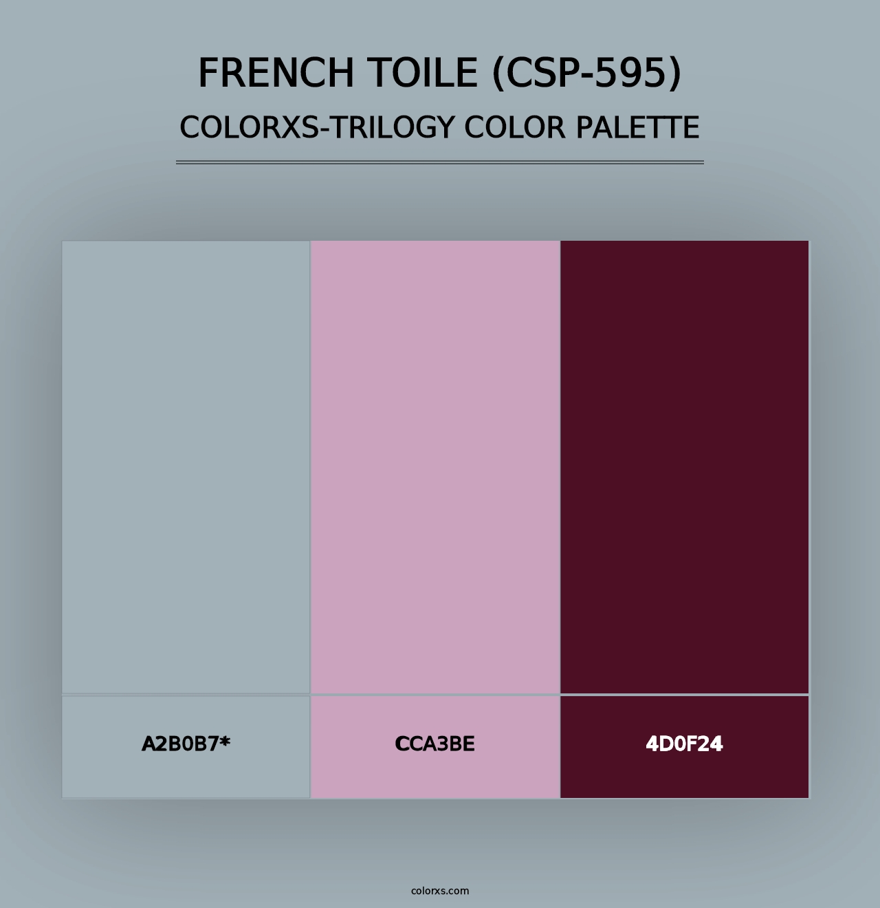 French Toile (CSP-595) - Colorxs Trilogy Palette