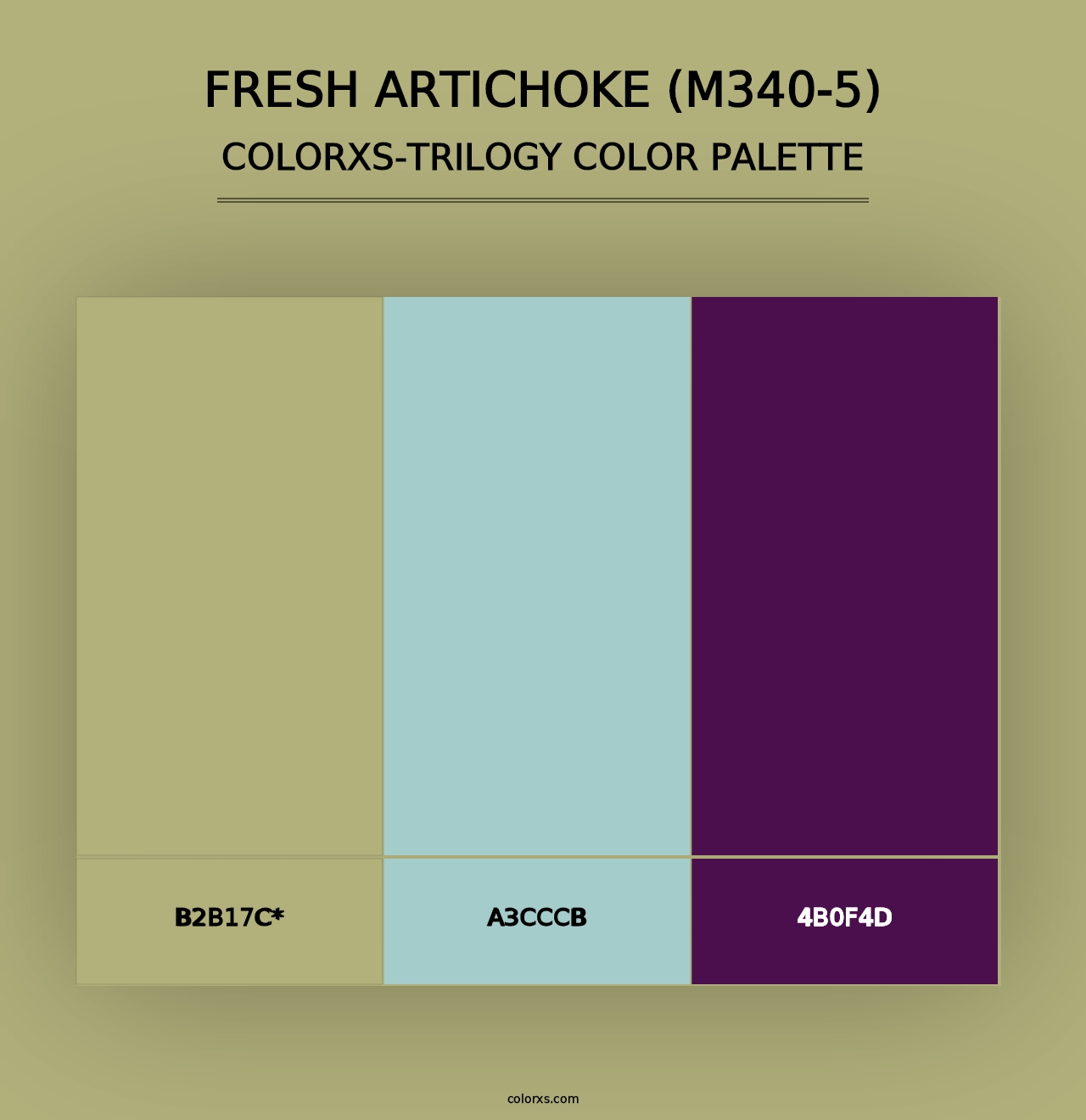 Fresh Artichoke (M340-5) - Colorxs Trilogy Palette