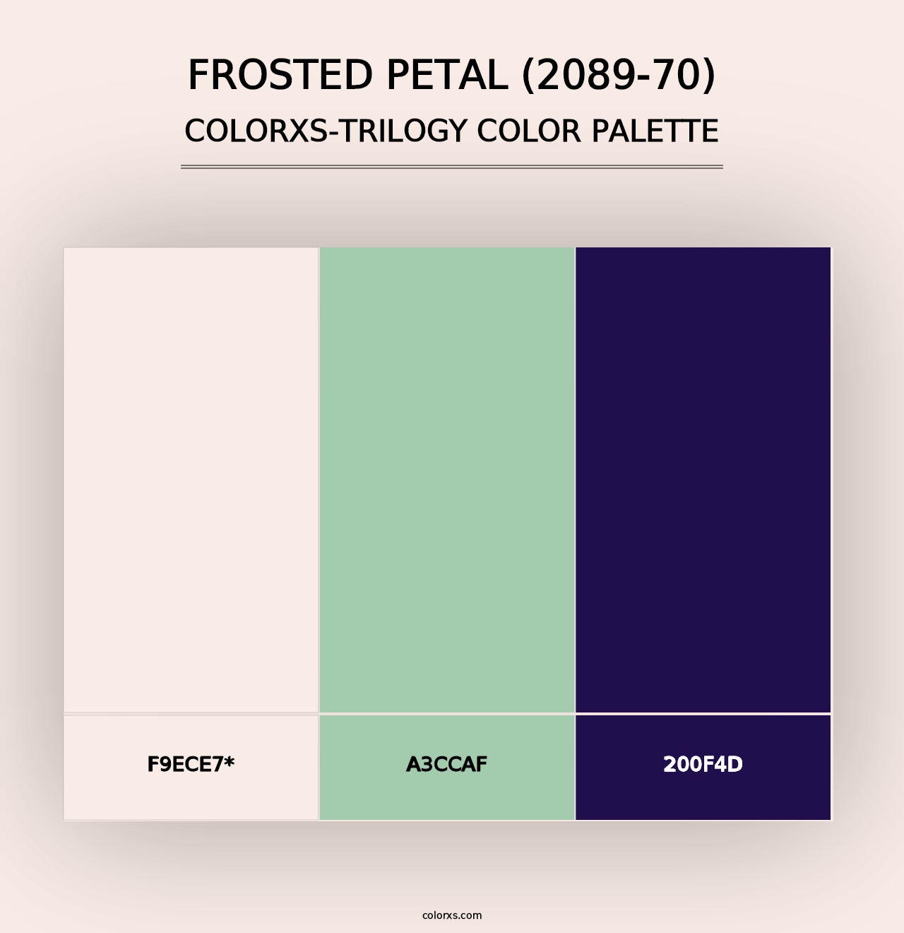 Frosted Petal (2089-70) - Colorxs Trilogy Palette