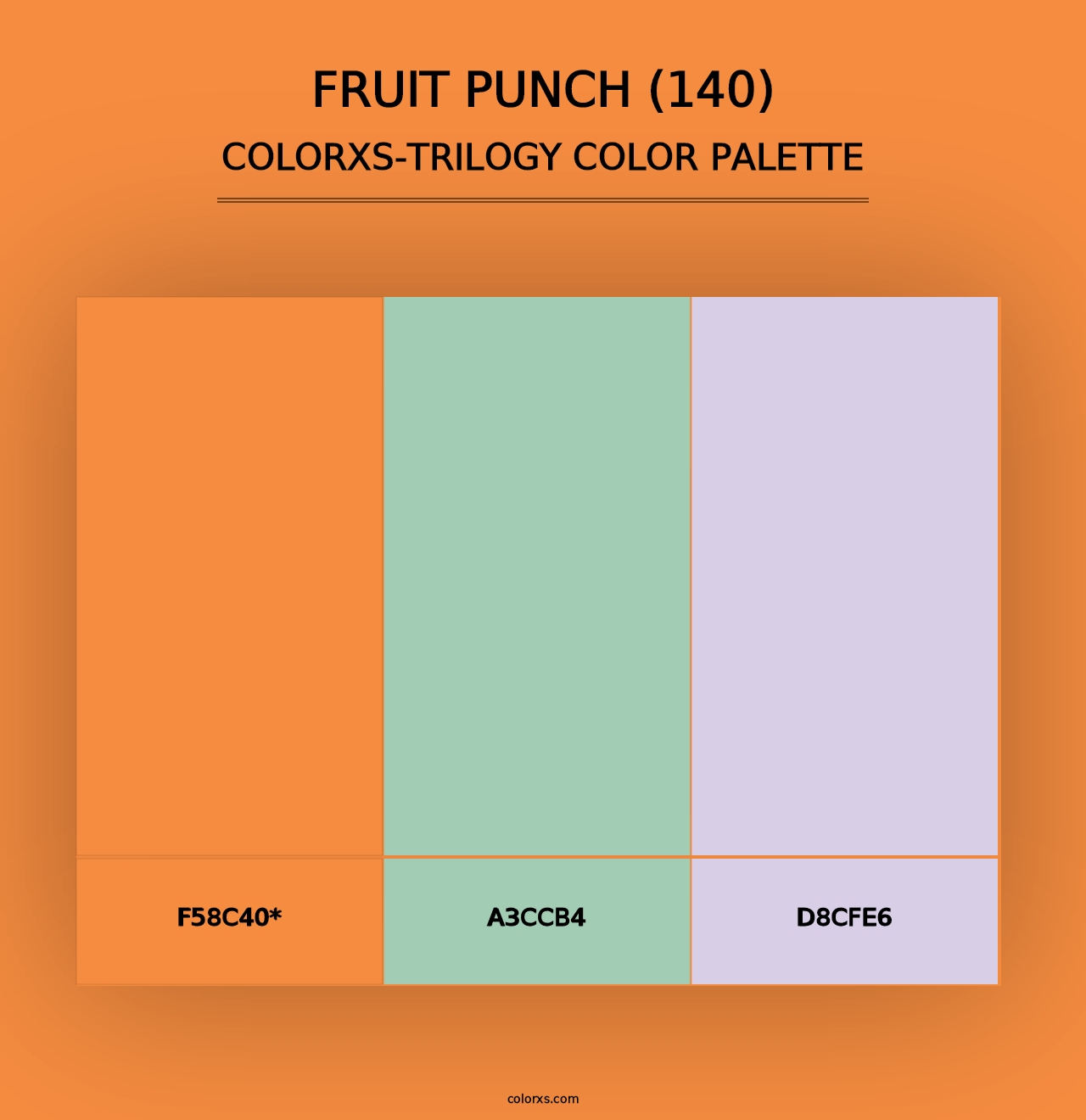 Fruit Punch (140) - Colorxs Trilogy Palette