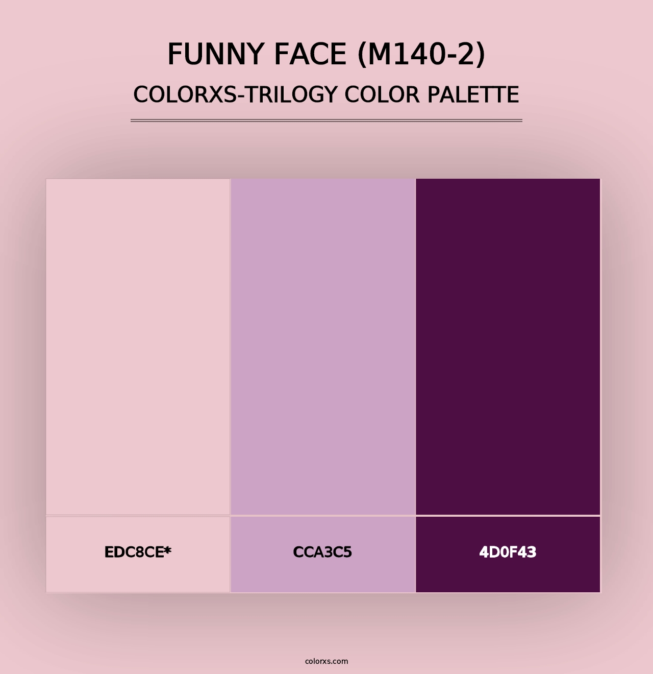 Funny Face (M140-2) - Colorxs Trilogy Palette