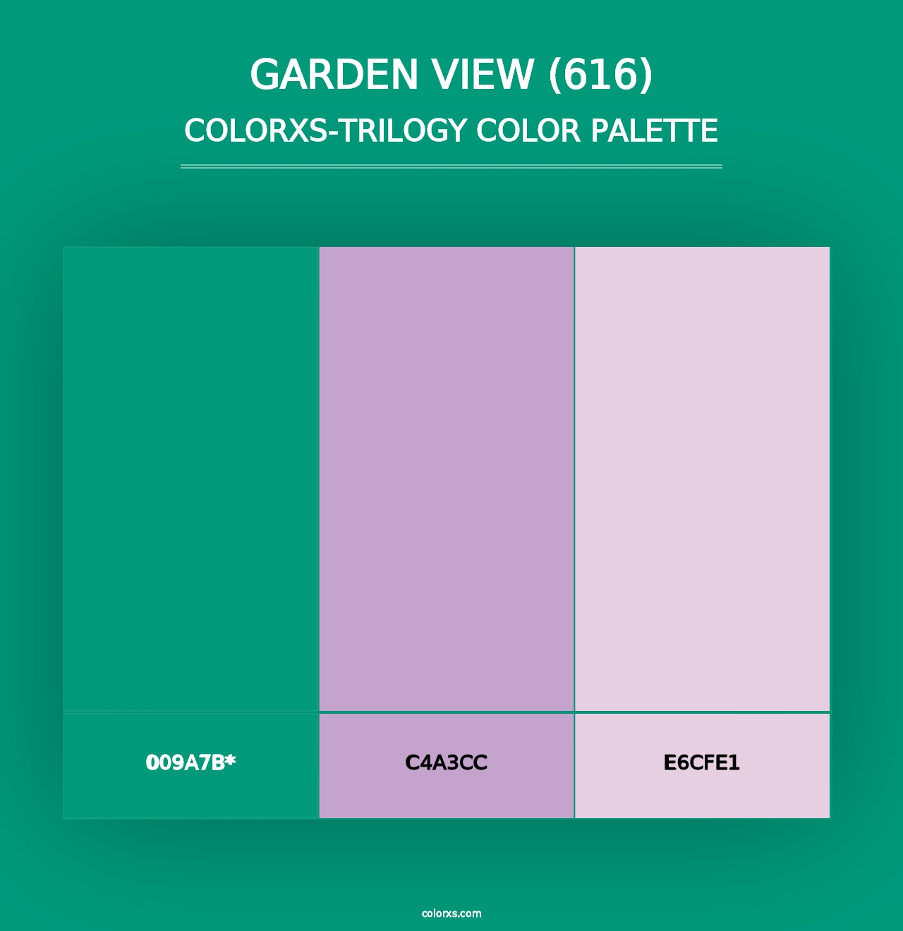 Garden View (616) - Colorxs Trilogy Palette