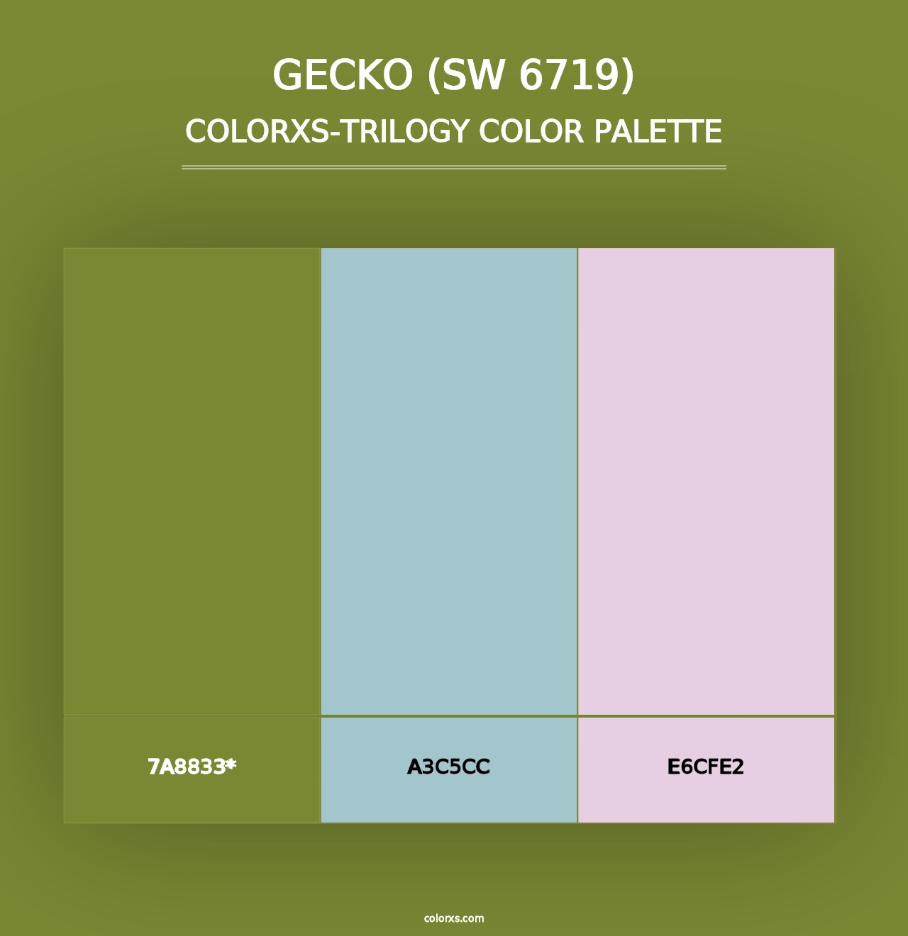 Gecko (SW 6719) - Colorxs Trilogy Palette