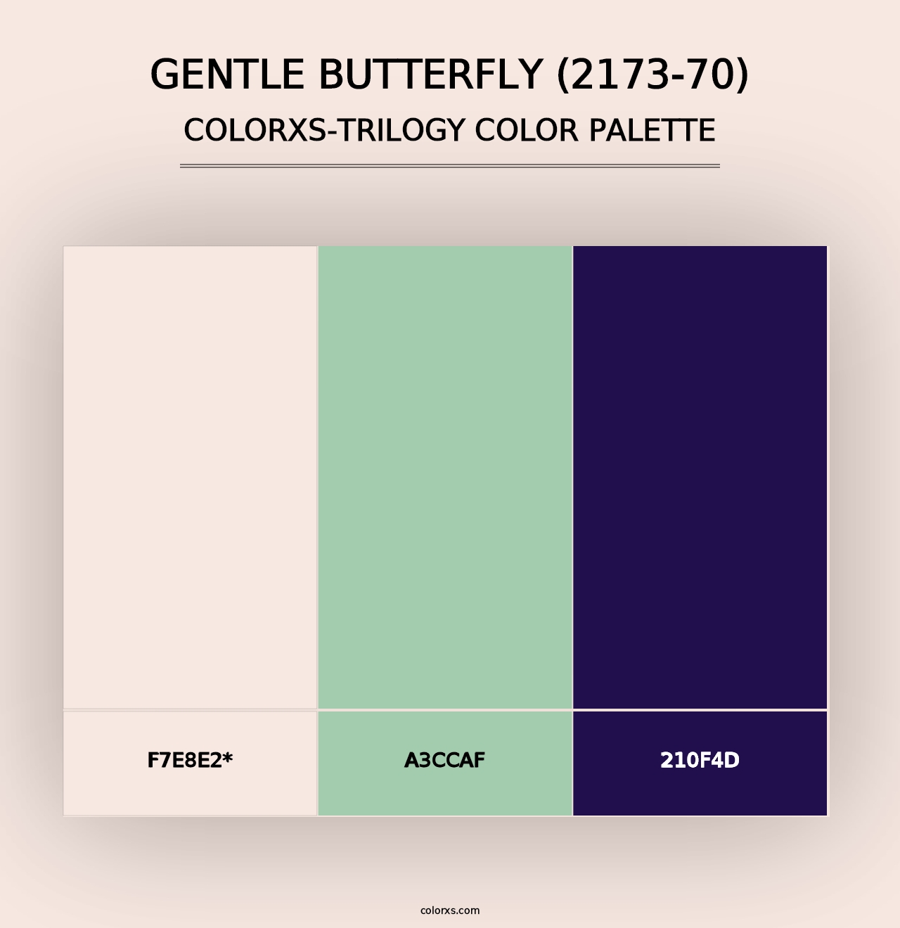 Gentle Butterfly (2173-70) - Colorxs Trilogy Palette