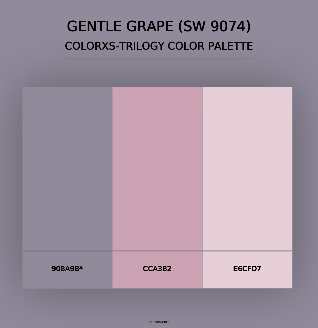 Gentle Grape (SW 9074) - Colorxs Trilogy Palette