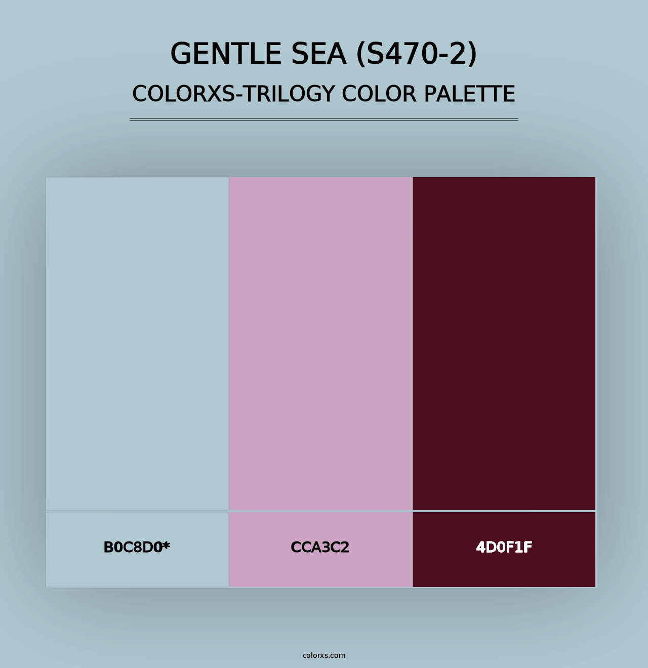 Gentle Sea (S470-2) - Colorxs Trilogy Palette