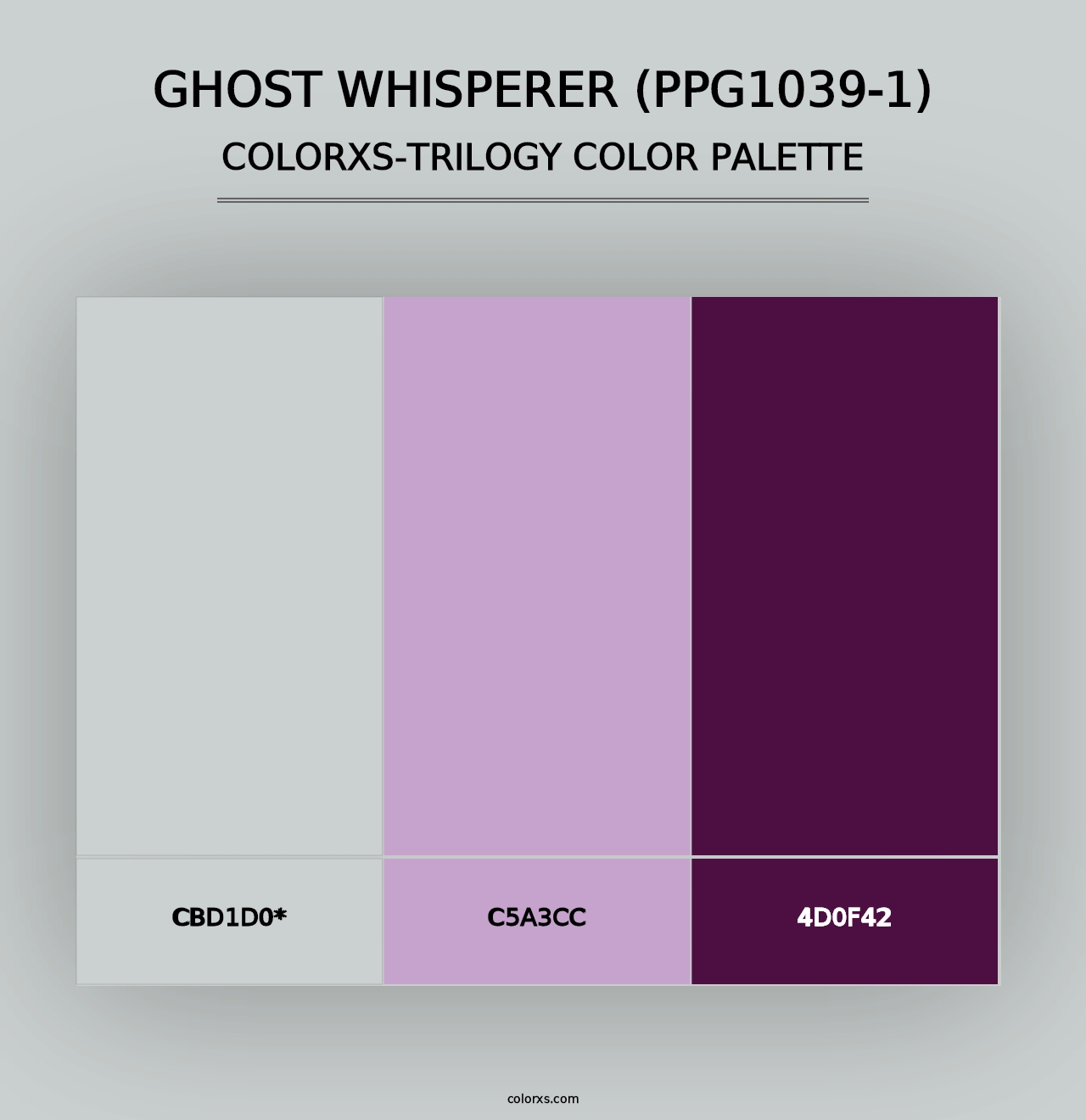 Ghost Whisperer (PPG1039-1) - Colorxs Trilogy Palette