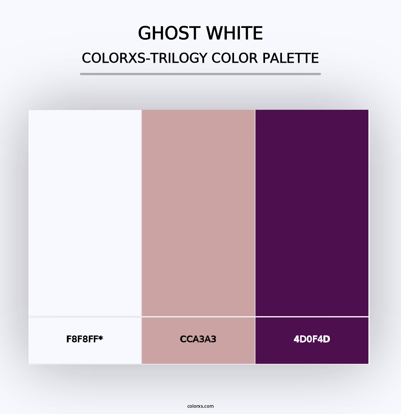 Ghost White - Colorxs Trilogy Palette