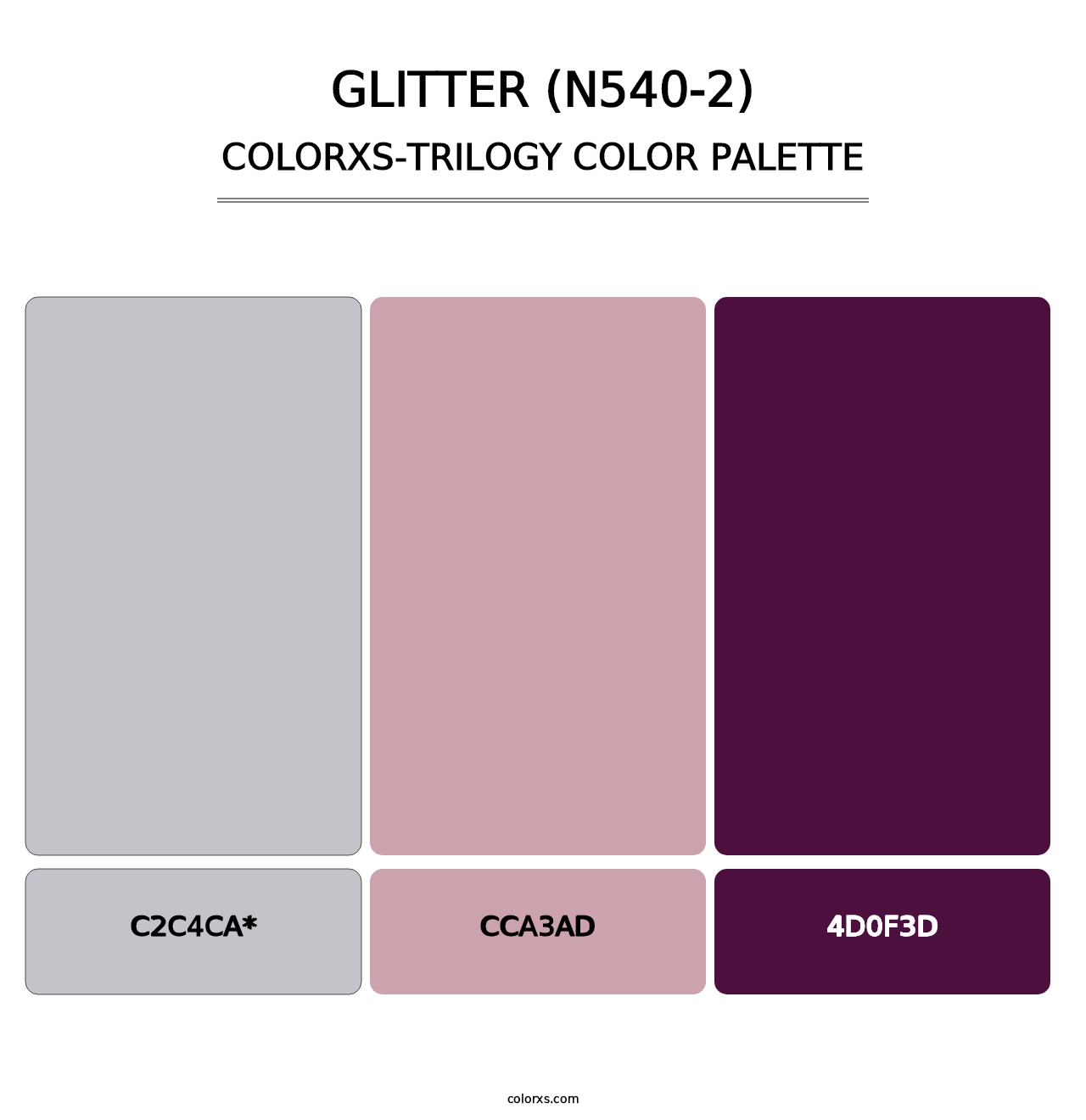 Glitter (N540-2) - Colorxs Trilogy Palette