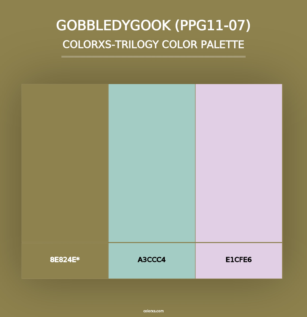 Gobbledygook (PPG11-07) - Colorxs Trilogy Palette