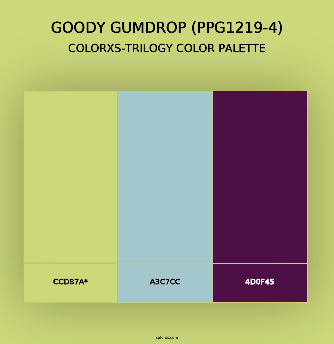 Goody Gumdrop (PPG1219-4) - Colorxs Trilogy Palette