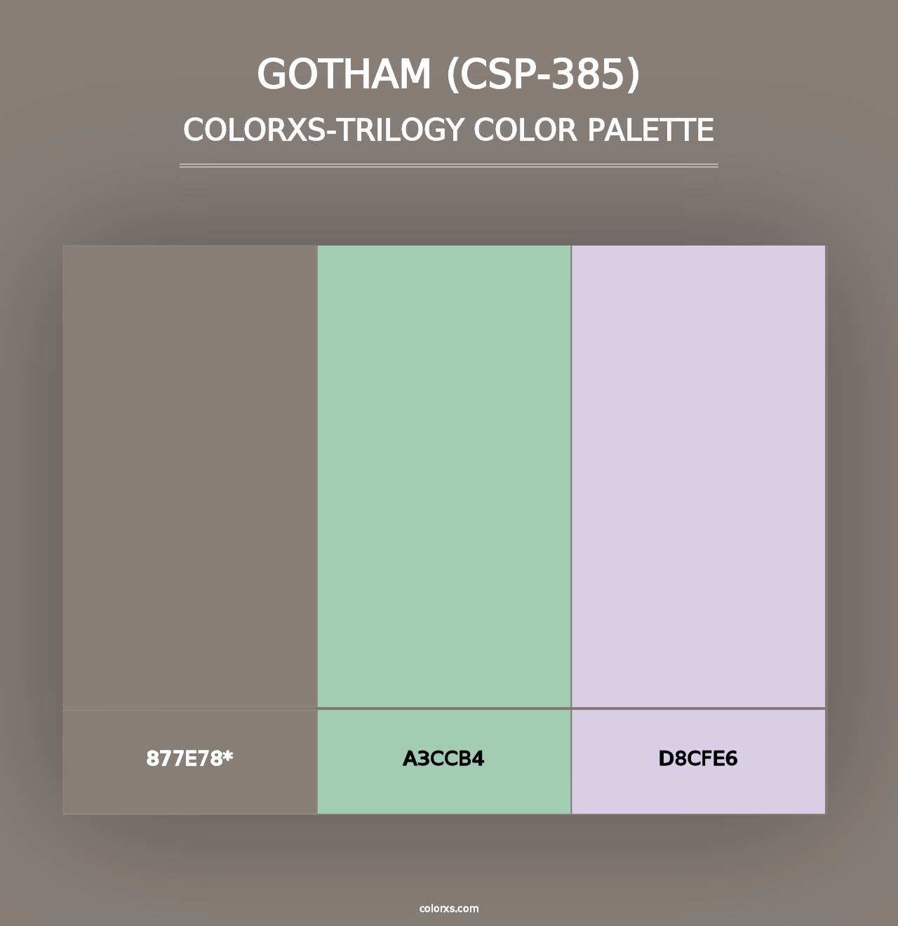 Gotham (CSP-385) - Colorxs Trilogy Palette